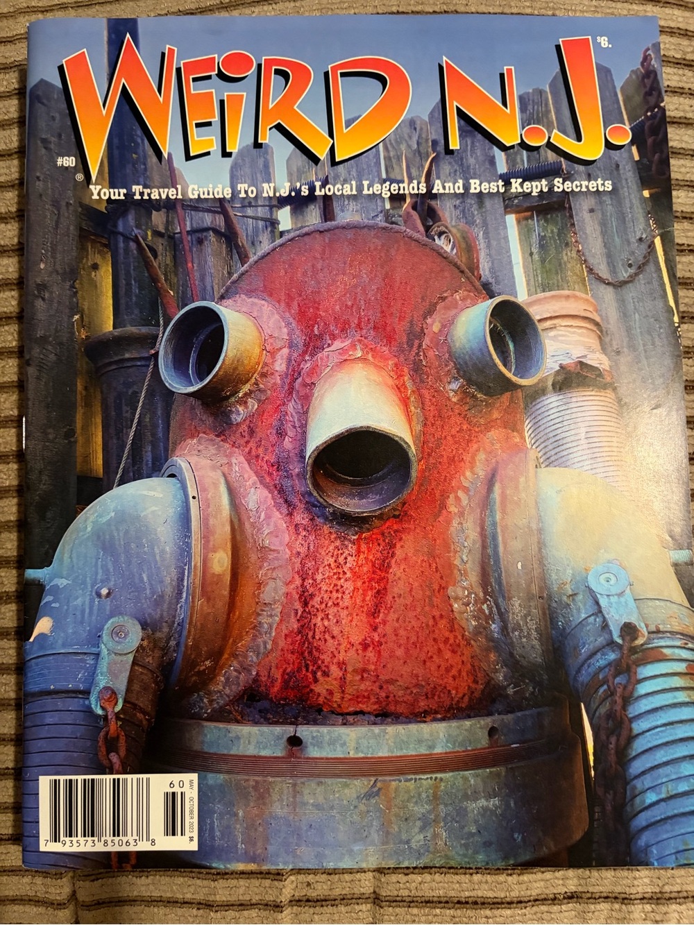 Weird N.J. Magazine - #60- Blue & Red Cover